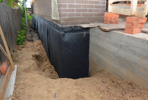 Happy homeowners after waterproofing job in Belfast